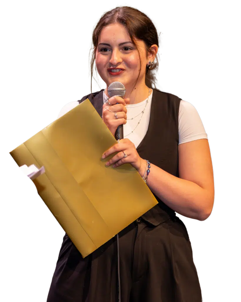 Ezgi Kiraç winnaar vorig jaar - Woord in actie 2024-2025